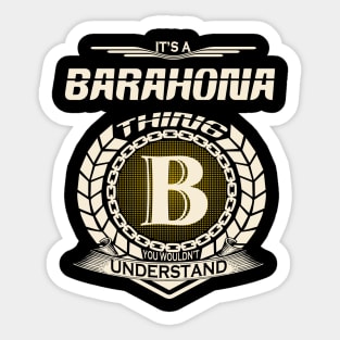 Barahona Sticker